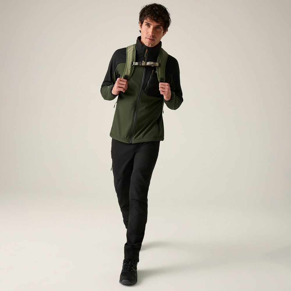 Regatta Moutdale Herren Softshelljacke darkkhak-blk Produktbild 1
