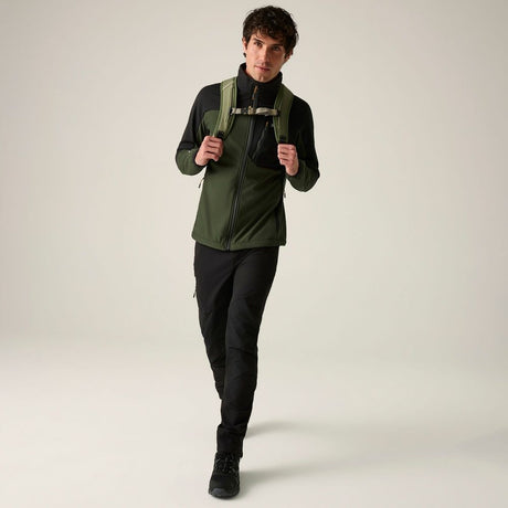Regatta Moutdale Herren Softshelljacke darkkhak-blk Produktbild 1