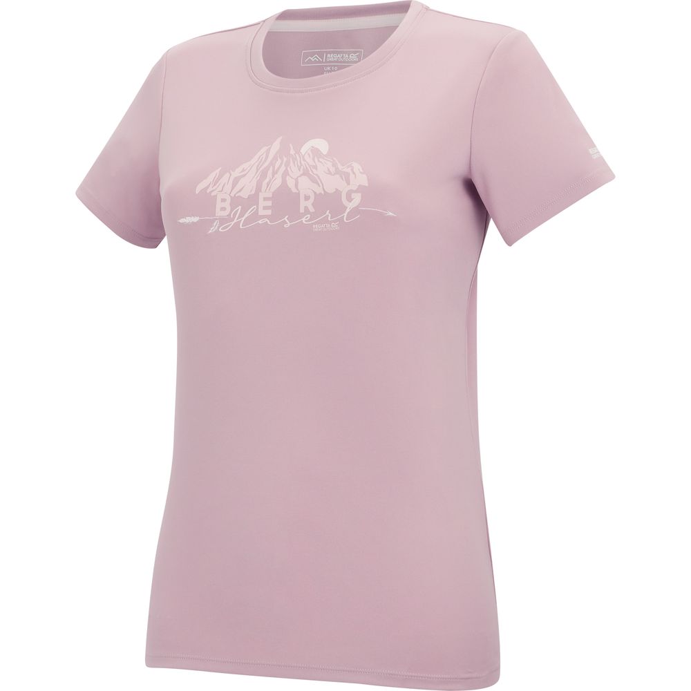 Regatta Slogan Funktionsshirt Damen powder-lilac Produktbild 2