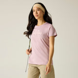 Regatta Slogan Funktionsshirt Damen powder-lilac Produktbild 3