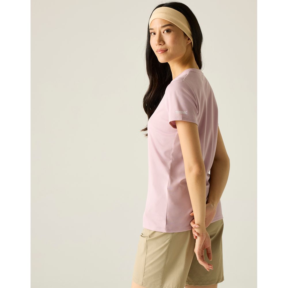 Regatta Slogan Funktionsshirt Damen powder-lilac Produktbild 4