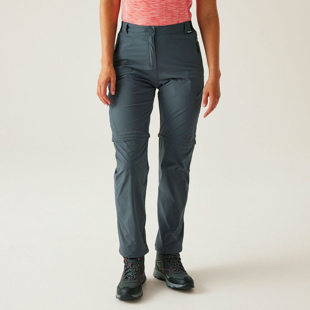 Regatta Travel Light II Zipp-Of Outdoorhose Damen seal-grey Produktbild 4