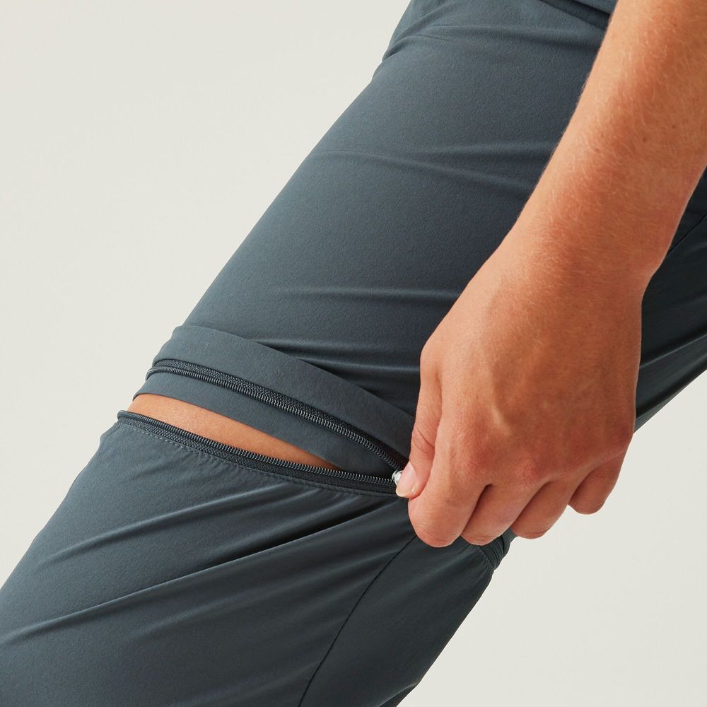 Regatta Travel Light II Zipp-Of Outdoorhose Damen seal-grey Produktbild 8