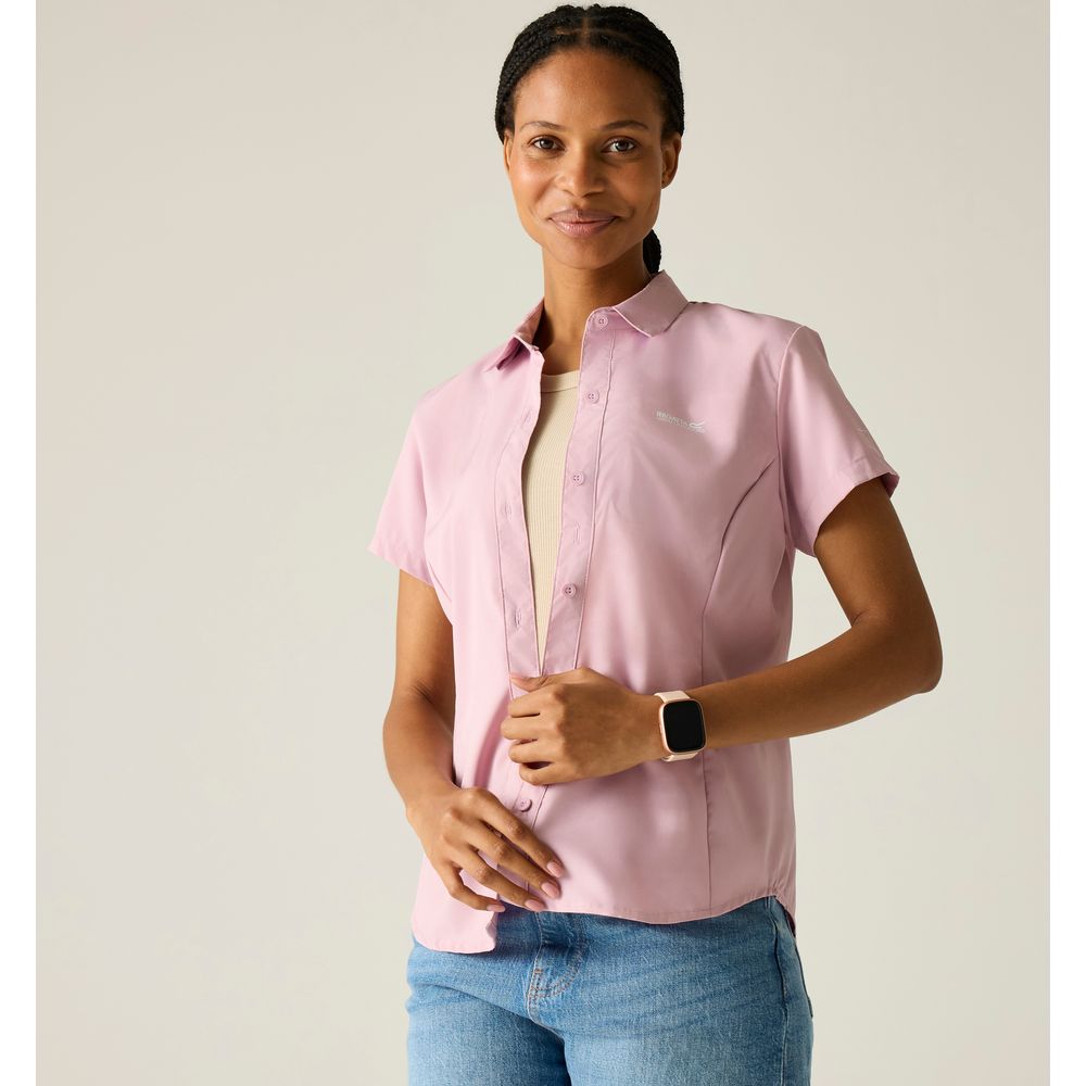 Regatta Women's Anti-Insect Travel Light Shirt Damen powder lilac solid Produktbild 3