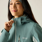 Regatta Women's Bosfield Damen Hardshelljacke ivy-moss / ocean-mist Produktbild 9