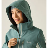 Regatta Women's Bosfield Damen Hardshelljacke ivy-moss / ocean-mist Produktbild 10