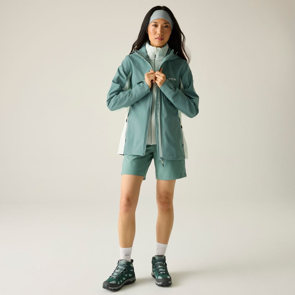 Regatta Women's Bosfield Damen Hardshelljacke ivy-moss / ocean-mist Produktbild 5