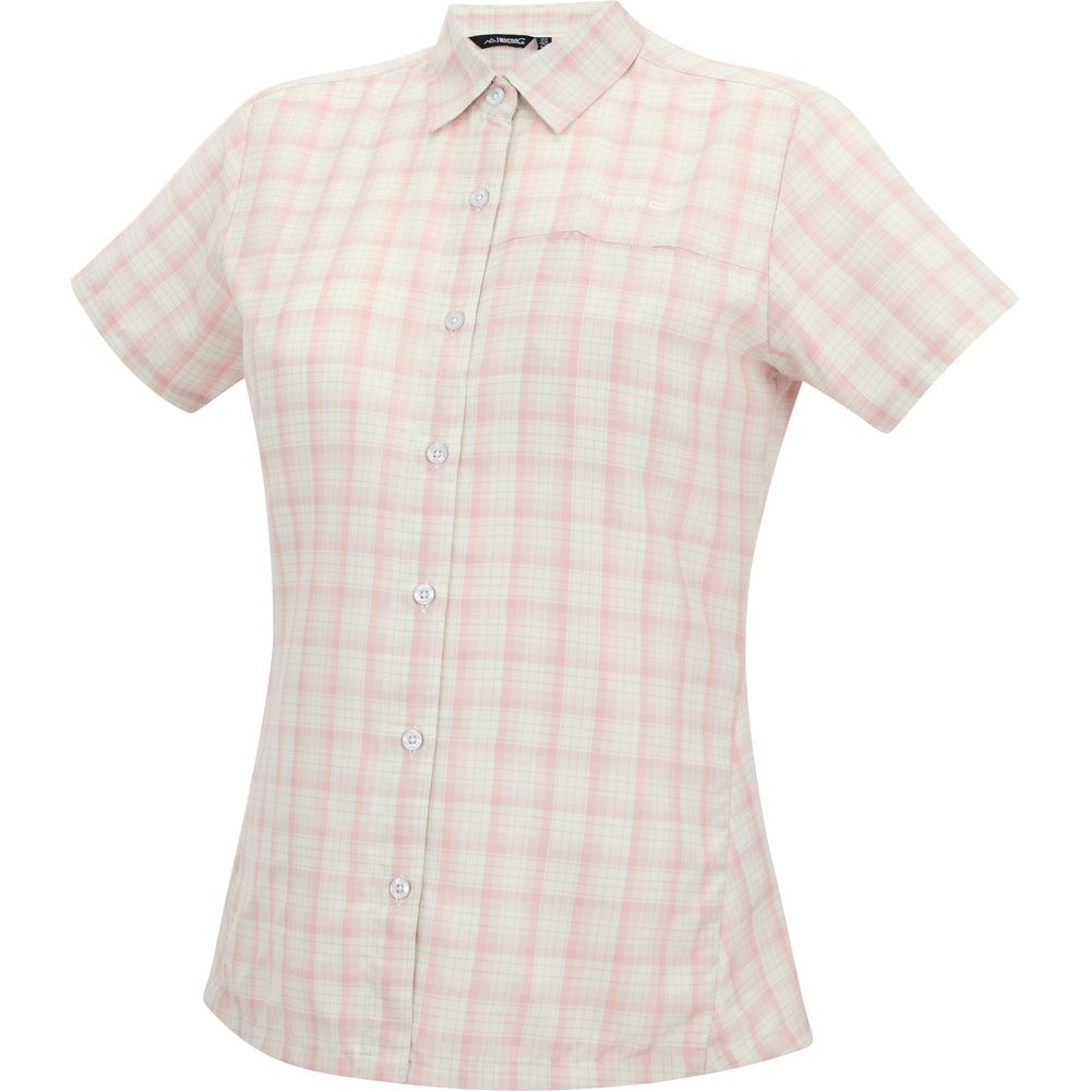Regatta Women's Mindano VIII T-Shirt Damen barely white pink haze check Produktbild 2