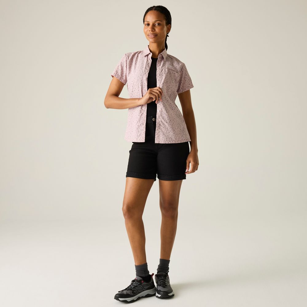 Regatta Women's Mindano VIII T-Shirt Damen powder lilac - petal print Produktbild 5