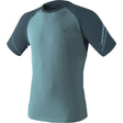 Salewa Alpine Pro M S/s Tee Herren Funktionsshirt smoke blue  Produktbild 0