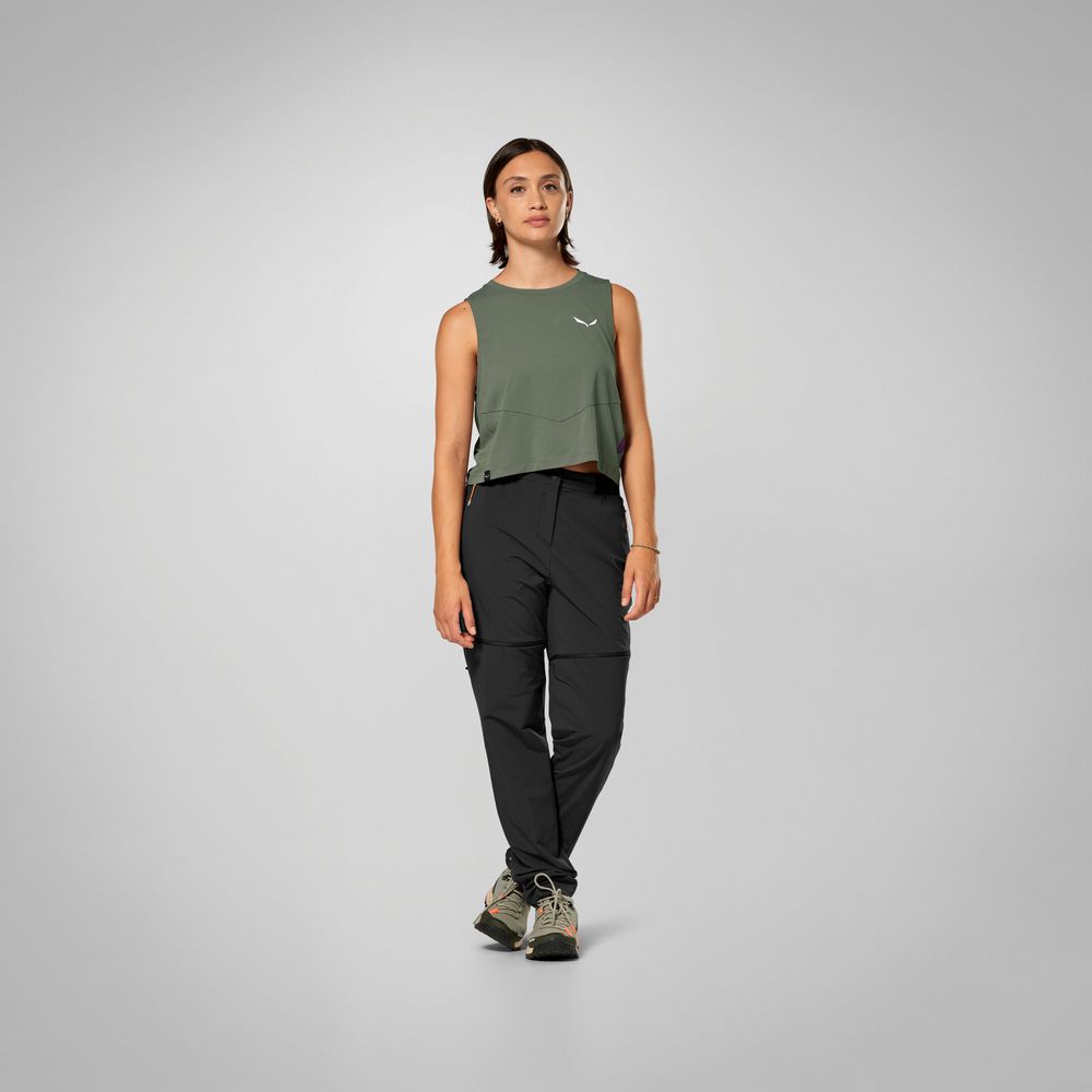 Salewa Pedroc 3 DST 2in1 Damen Softshellhose black-out Produktbild 3