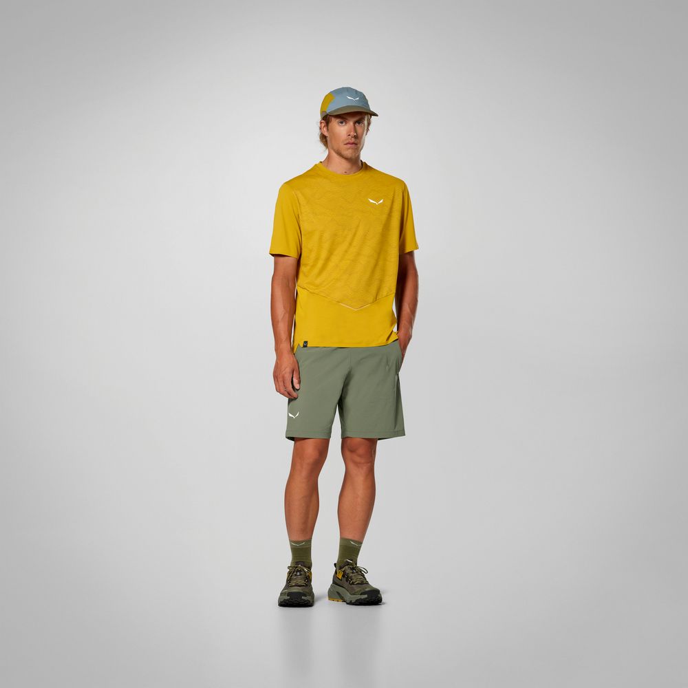 Salewa Pedroc DST Light Short Herren Softshellshort faded-green Produktbild 4