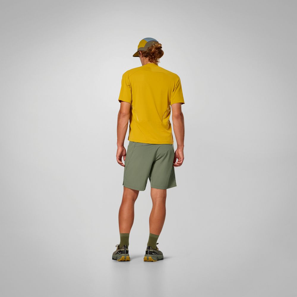 Salewa Pedroc DST Light Short Herren Softshellshort faded-green Produktbild 5