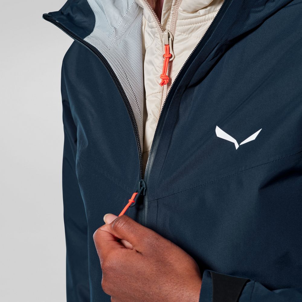 Salewa Puez 25l Powertex Regenjacke Damen navy-blazer Produktbild 4