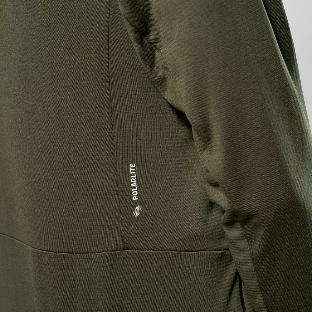 Salewa Puez Cammino PL Herren Fleecejacke dark olive Produktbild 4