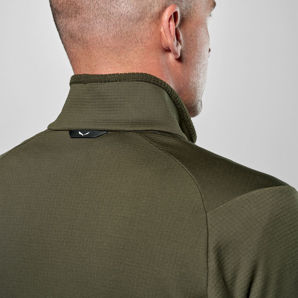 Salewa Puez Cammino PL Herren Fleecejacke dark olive Produktbild 5