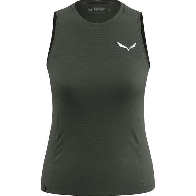 Salewa Puez Dry Damen Tank-Shirt dark-olive Produktbild 0