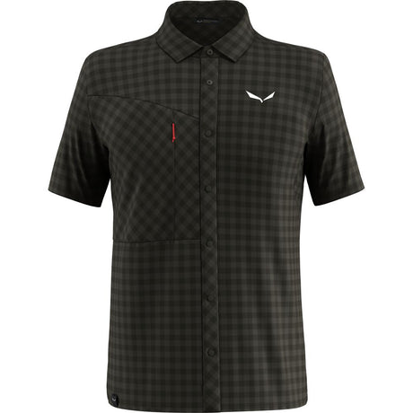 Salewa Puez Dry S/s Shirt Herren Kurzarm Hemd dark olive  Produktbild 0