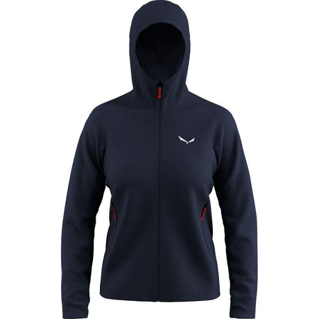 Salewa Puez Rocca Hooded Midlayer Damen navy-blazer Produktbild 0