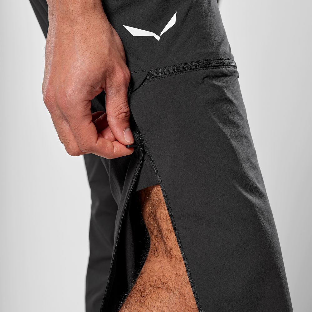 Salewa Puez Talveno DST 2/1 Herren Softshellhose black-out Produktbild 3