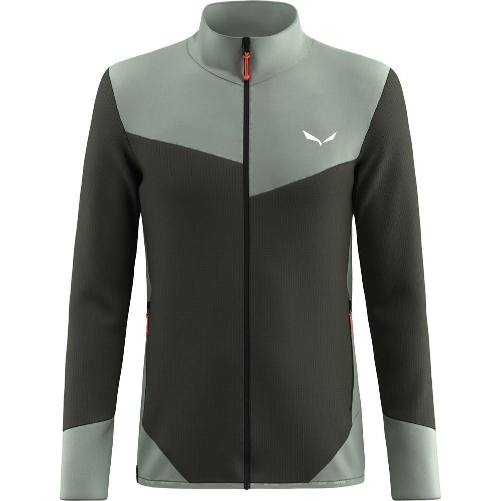Salewa Puez Waffle Hyb PL Herren Fleecejacke dark olive Produktbild 0