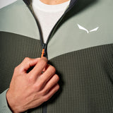 Salewa Puez Waffle Hyb PL Herren Fleecejacke dark olive Produktbild 2
