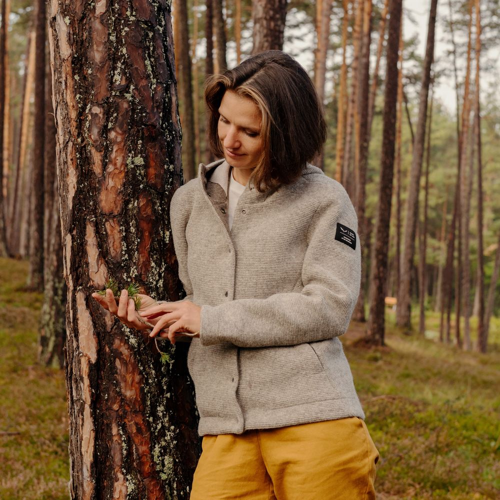 Salewa Sarner Undyed Wool Hooded Woll-Softshell Damen undyed Produktbild 6