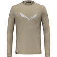 Salewa Solidlogo Dry M L/s Tee Herren Langarmshirt quicksand Produktbild 0