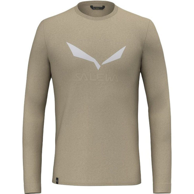 Salewa Solidlogo Dry M L/s Tee Herren Langarmshirt quicksand Produktbild 0