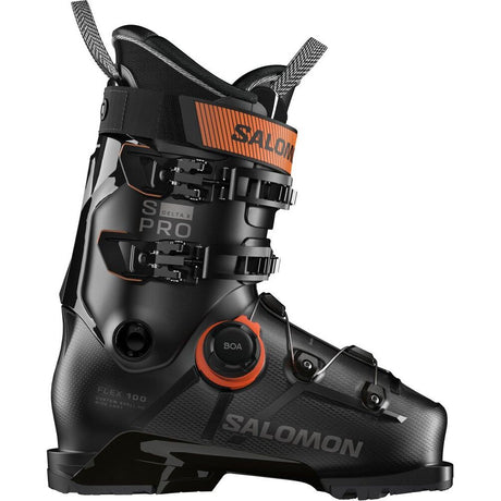 Salomon Alp Boots S/pro Delta Boa X10 Skischuh black dark grey met orange ti Produktbild 0