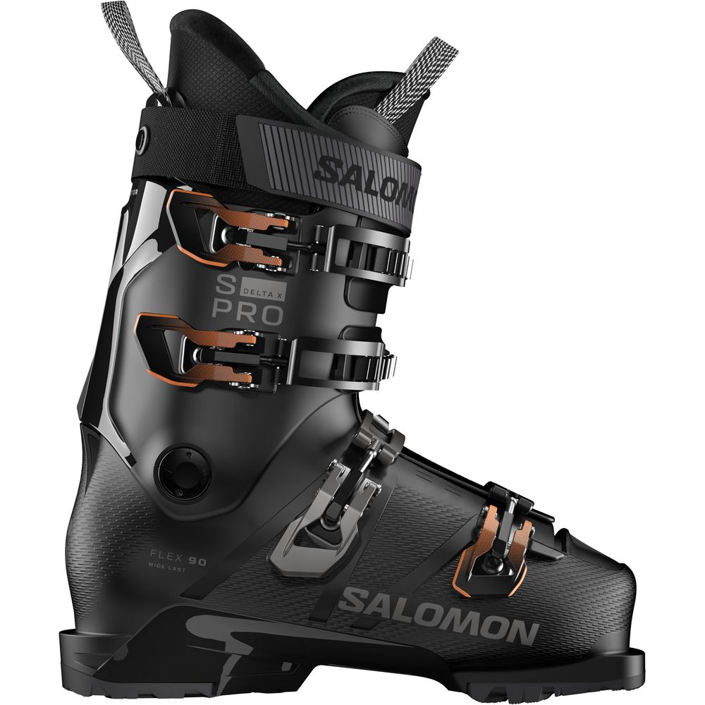 Salomon Alp Boots S/pro Delta X90 GW Black/dr G black dark grey met orange tiger Produktbild 0