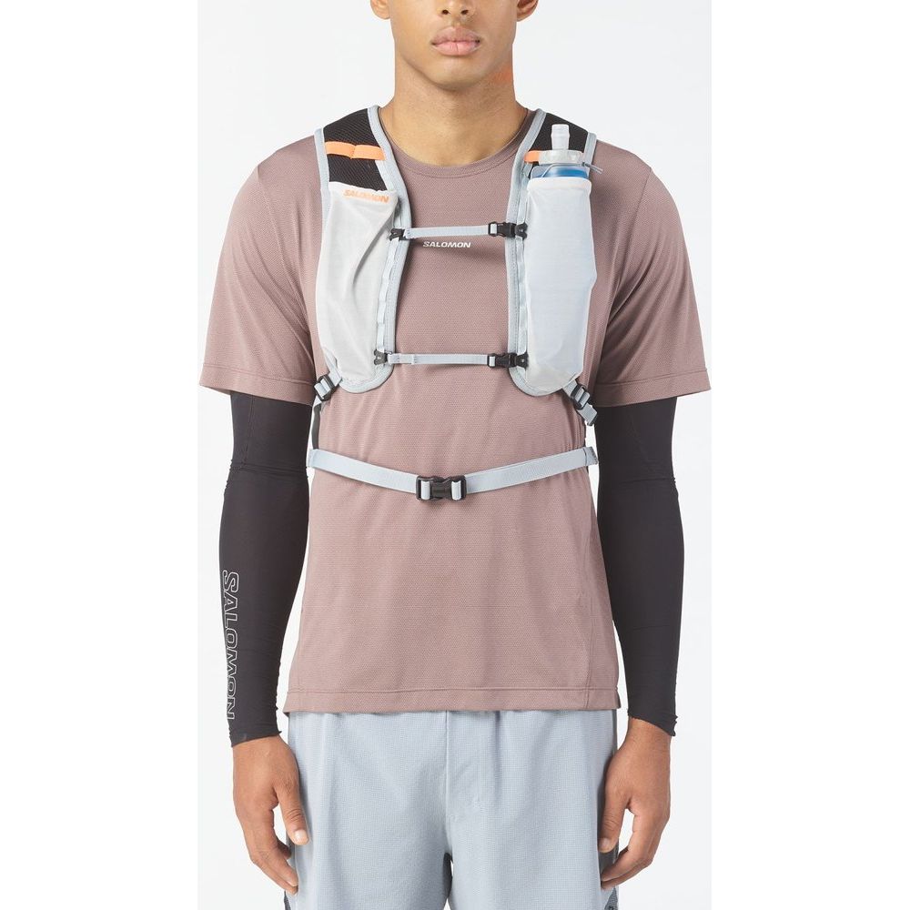 Salomon Cross 12 Trailrunning-Rucksack gray-violet-quarry-nectarine Produktbild 3