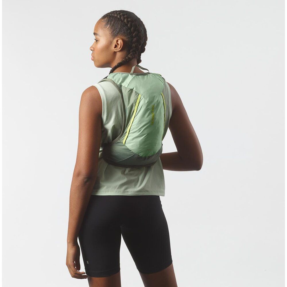 Salomon Cross 4 Laufrucksack green milieu agave green sharp Produktbild 2