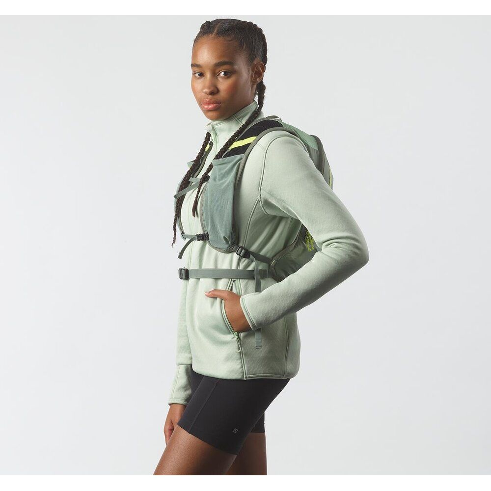 Salomon Cross 8 Trailrunningrucksack green milieu agave green sharp Produktbild 3
