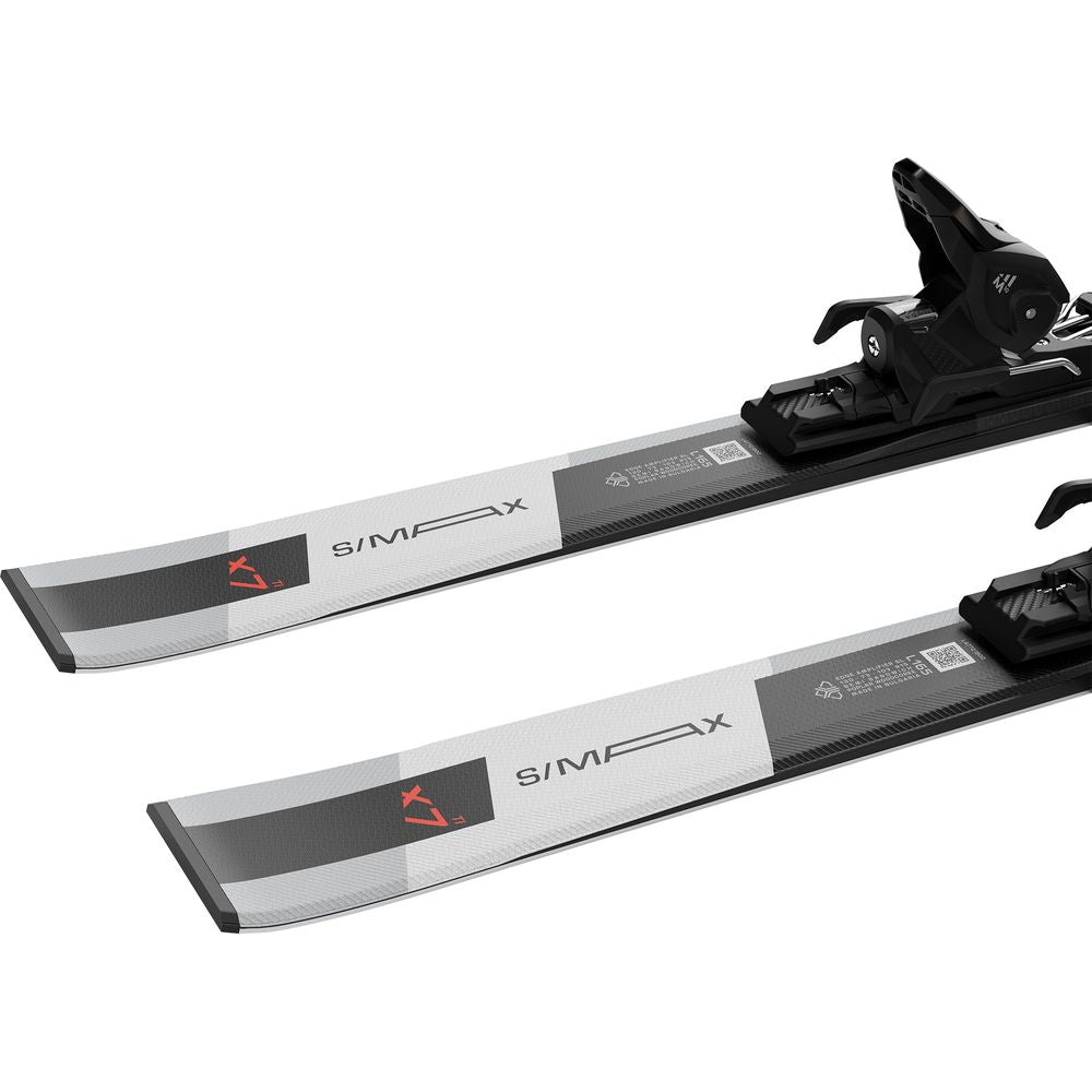 Salomon E S/max X7 TI + M10 GW L80 Ski und Bindung black neon red chrome Produktbild 4