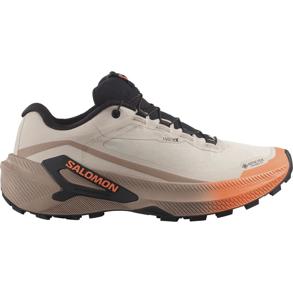 Salomon Genesis 2 GTX Damen Wanderschuh rainy-day-desert-tan-nectarine Produktbild 0