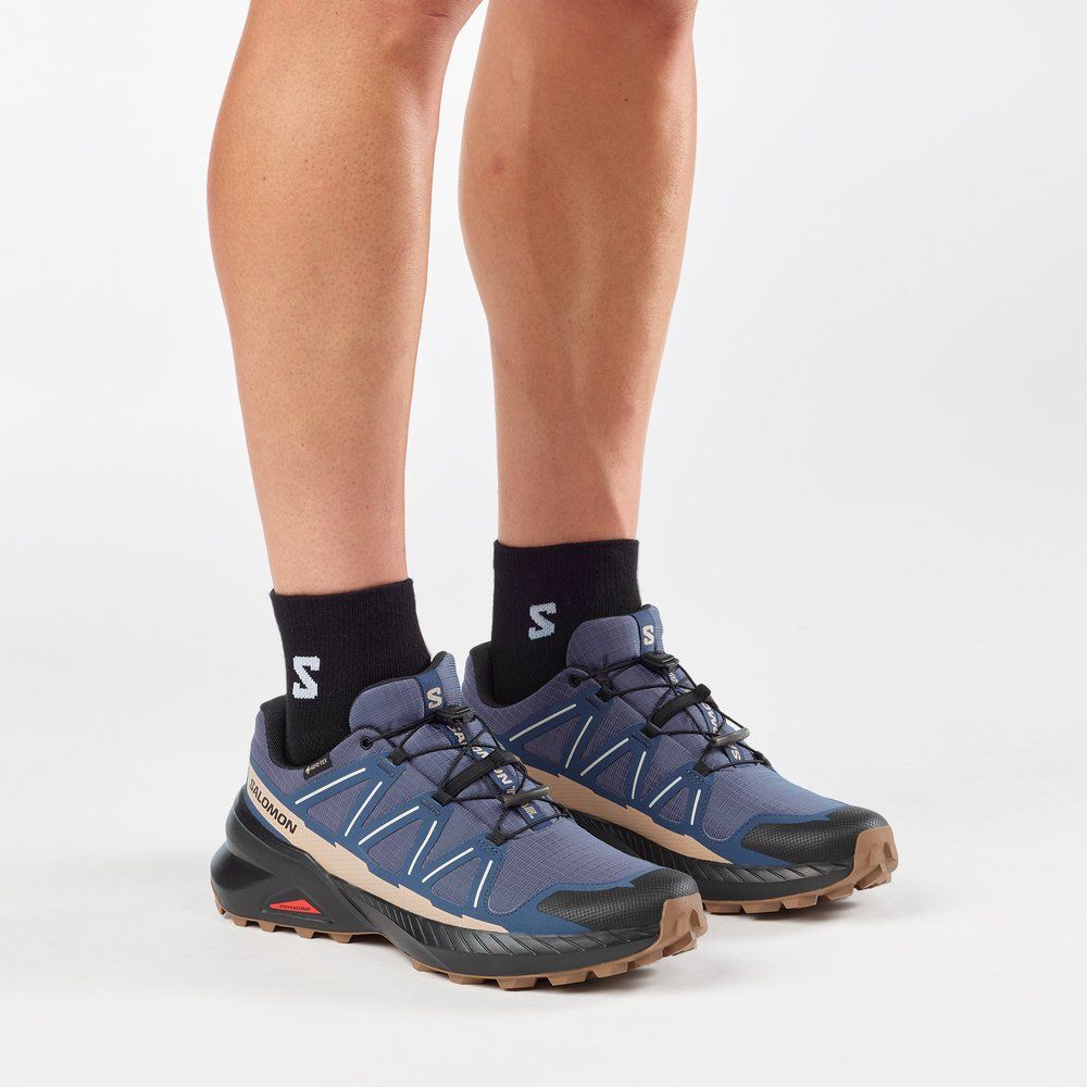 Salomon Herren Trailrunningschuh Shoes Speedcross Peak GTX Grisai/spellb Produktbild 3