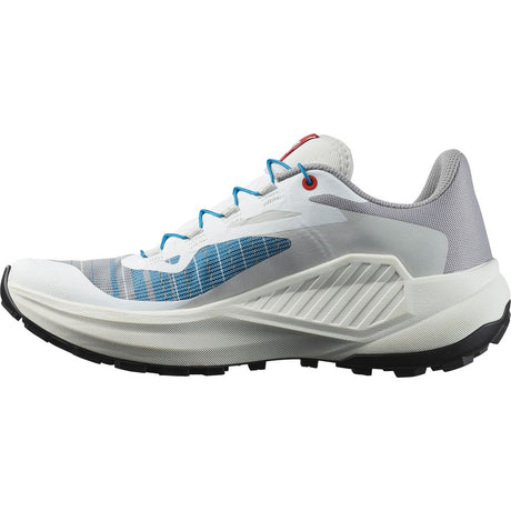 Salomon Shoe Genesis W Damen Trailrunningschuh white lunar rock transcend blue Produktbild 1