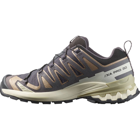 Salomon Shoe XA Pro 3D V9 GTX Damen Trailrunningschuh nine iron oxford tan alfalfa Produktbild 1