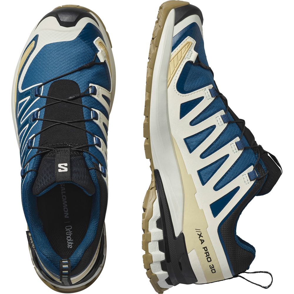 Salomon Shoe XA Pro 3D V9 GTX Herren Trailrunningschuh dark blue icicle aloe Produktbild 5