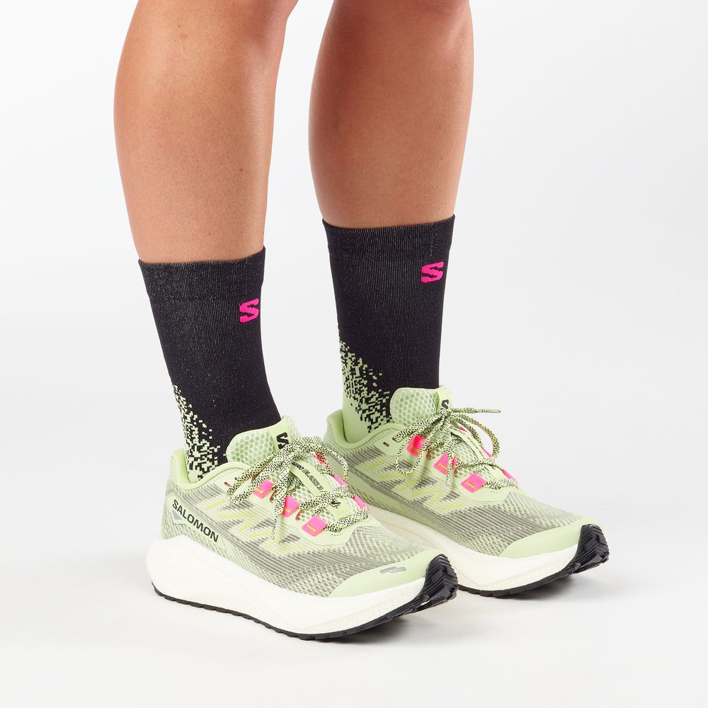 Salomon Shoes Aero Blaze 3 Grvl Damen Gravelrunning-Schuh butterfly-knockout-pink-black Produktbild 6