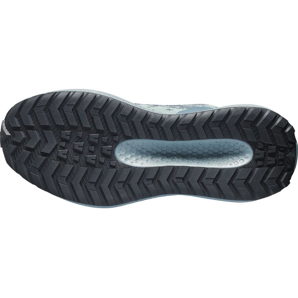 Salomon Shoes Aero Grvl Wp J Kinder Wanderschuh stormy weather/lichen/clearly aqua Produktbild 3