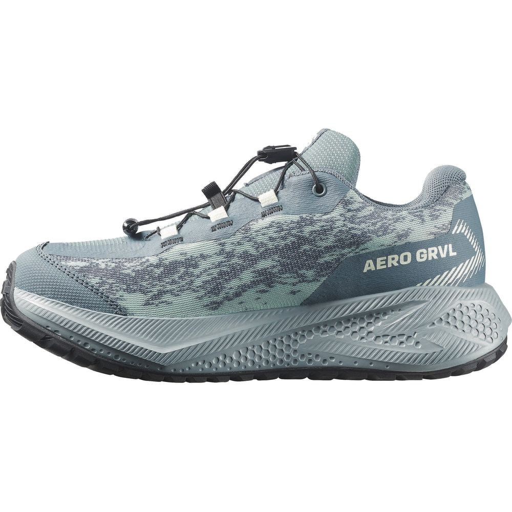Salomon Shoes Aero Grvl Wp J Kinder Wanderschuh stormy weather/lichen/clearly aqua Produktbild 4
