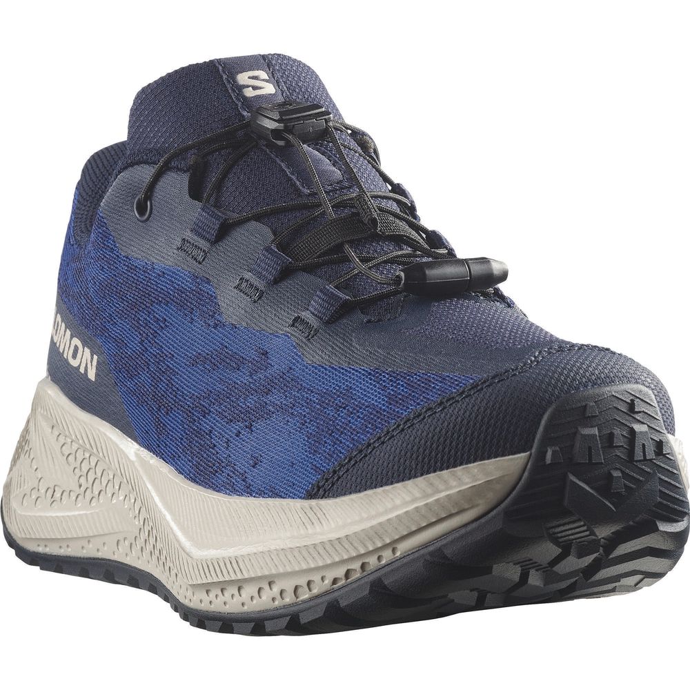 Salomon Shoes Aero Grvl Wp J Mar Bl/slv Cl/blu Kinder Wanderschuh maritime-blue-silver-cloud-bluing Produktbild 1
