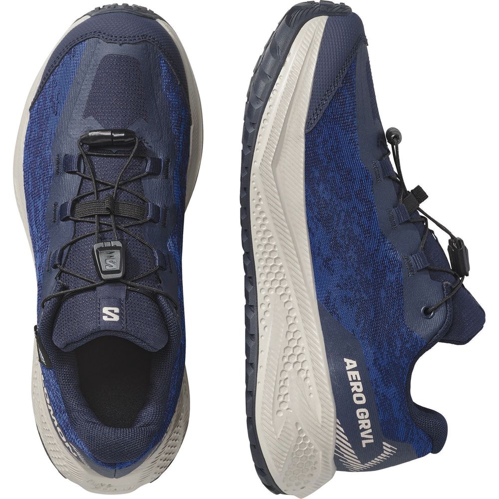 Salomon Shoes Aero Grvl Wp J Mar Bl/slv Cl/blu Kinder Wanderschuh maritime-blue-silver-cloud-bluing Produktbild 5