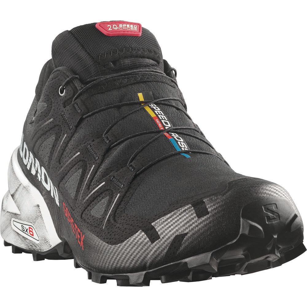 Salomon Shoes Speedcross 6 GTX 20 Years Herren Trailrunningschuh black/white/fiery red Produktbild 1