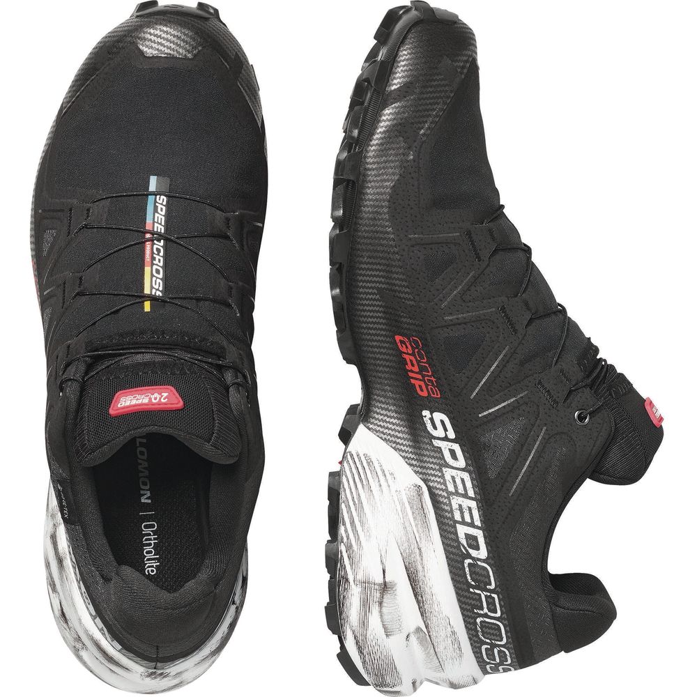 Salomon Shoes Speedcross 6 GTX 20 Years Herren Trailrunningschuh black/white/fiery red Produktbild 5