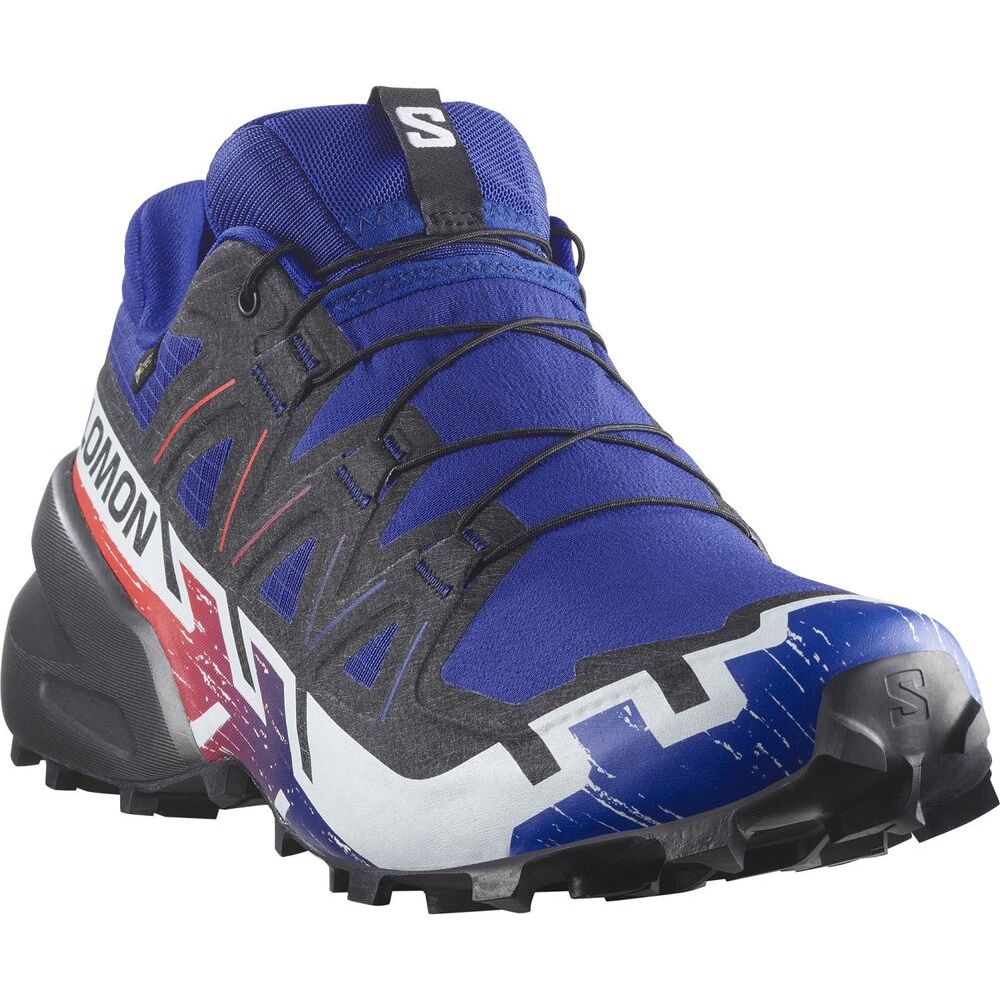 Salomon Shoes Speedcross 6 GTX Equipe Herren Trailrunningschuh surf-the-web-fiery-red-white Produktbild 4