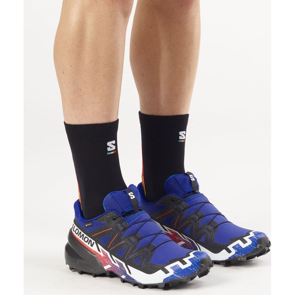 Salomon Shoes Speedcross 6 GTX Equipe Herren Trailrunningschuh surf-the-web-fiery-red-white Produktbild 6