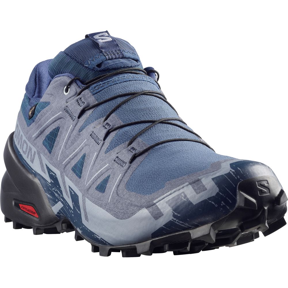 Salomon Shoes Speedcross 6 GTX Herren Trailrunningschuh Spellbound/Black/Tradewinds Produktbild 1
